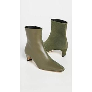 Staud Wally Split Ankle Boot in Avocado 37